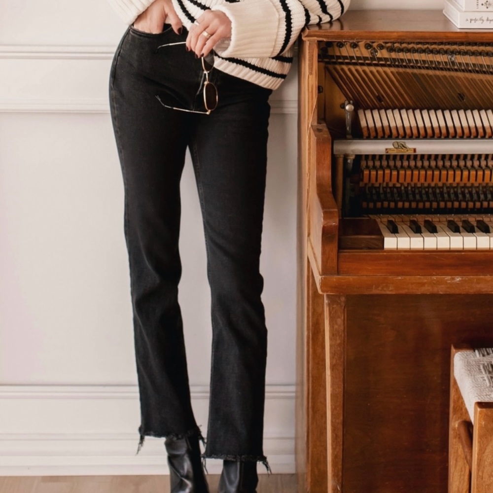 Curve Love Ultra High Rise Ankle Straight Jeans